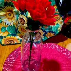 ANTIQUE GLASS MILK BOTTLE